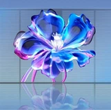 Transparant LED-schermwanddisplay